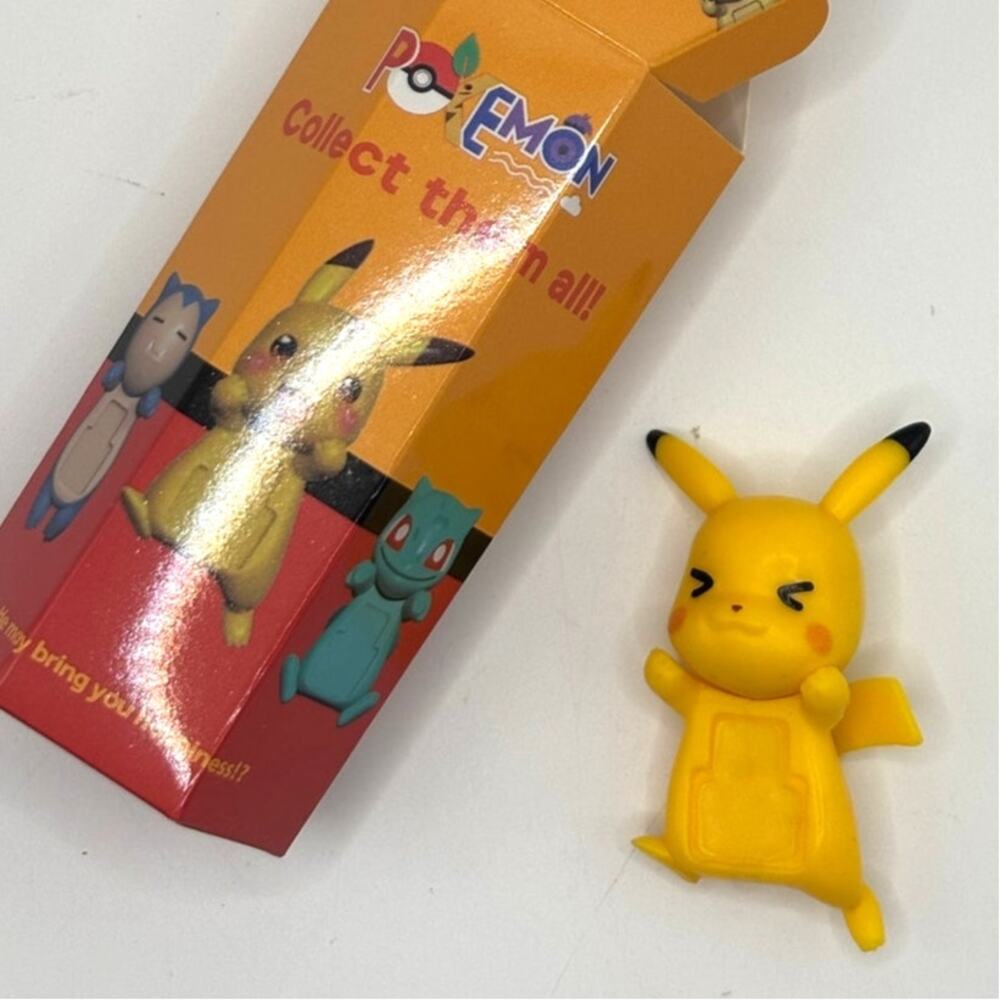 New Collectible Pokemon Pikachu, Attachable Mini Figure Open Blind Box